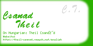 csanad theil business card
